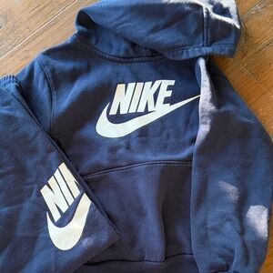 Nike Kids Dark Blue Hoodie & Sweats